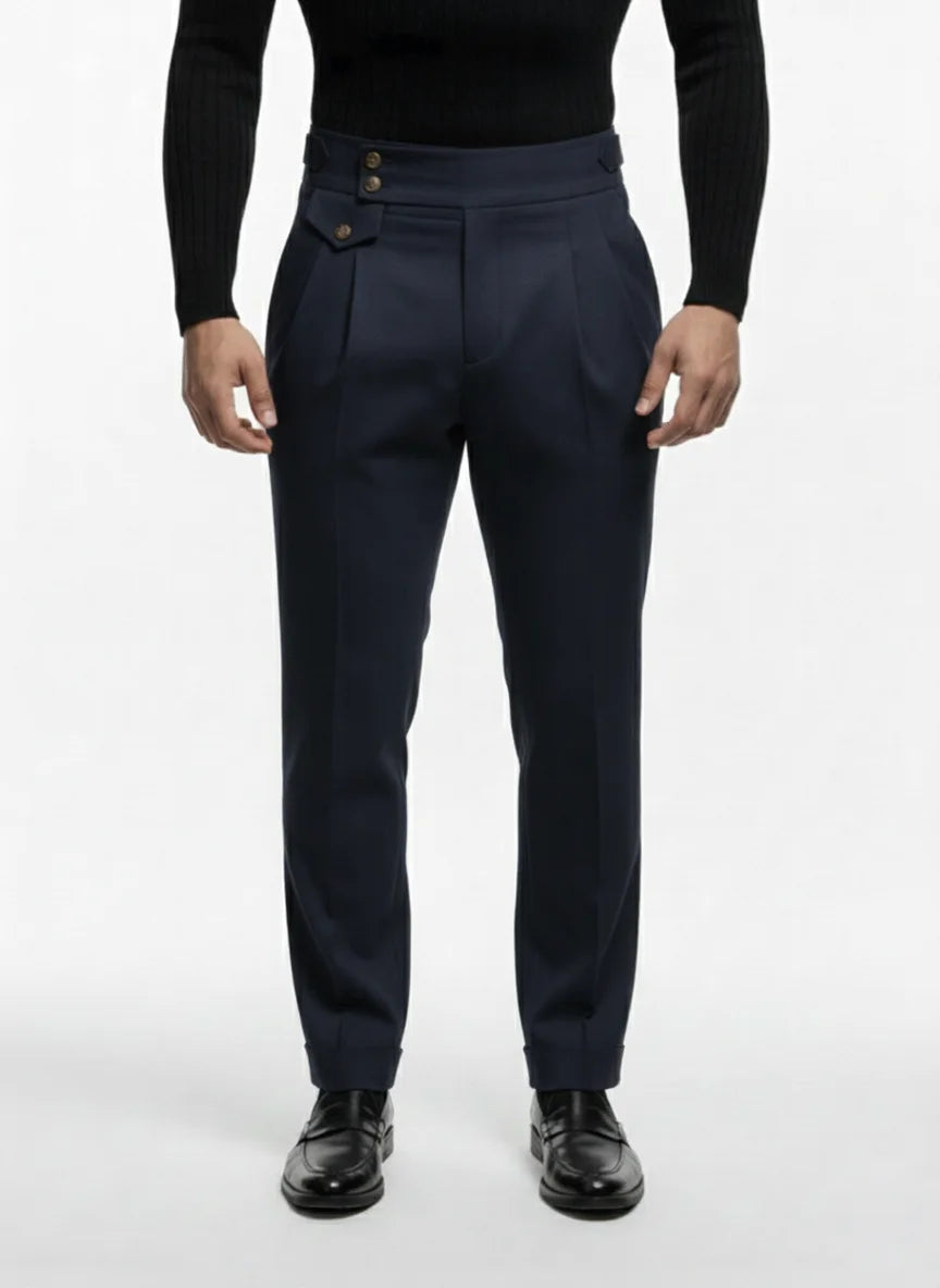 "MAYFAIR" Classic High-Waist Trousers