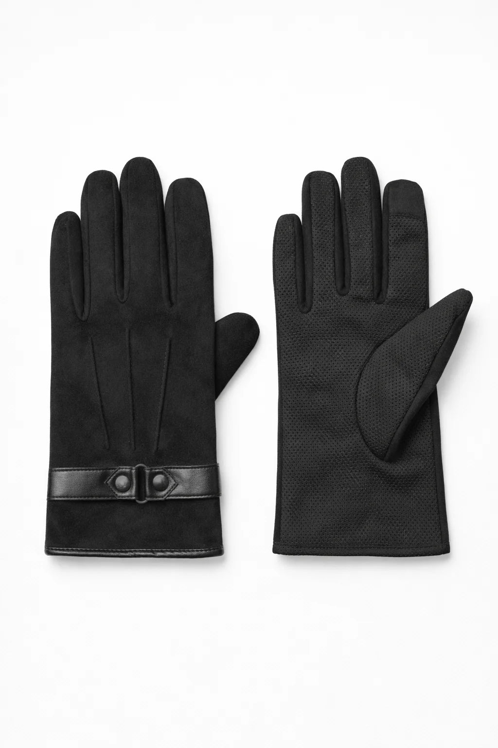 “STEADFAST” Unisex Solid Winter Wrist Gloves