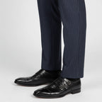 "CROCODILE" Buckled Brogue Dress Shoes