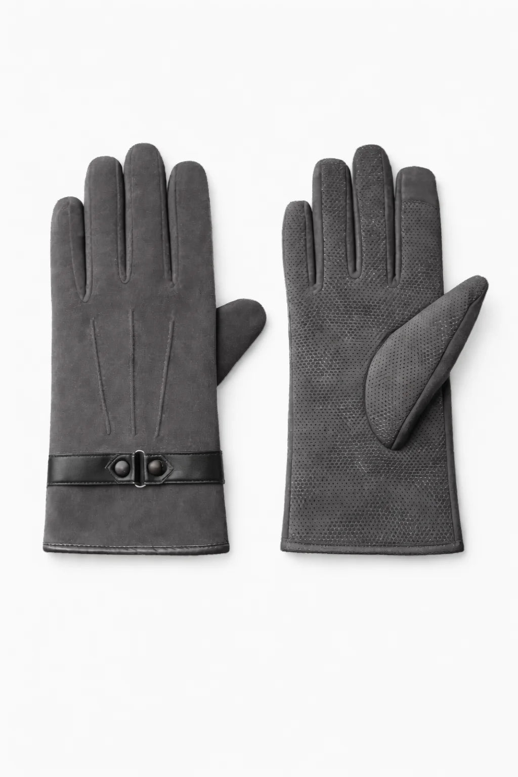 “STEADFAST” Unisex Solid Winter Wrist Gloves