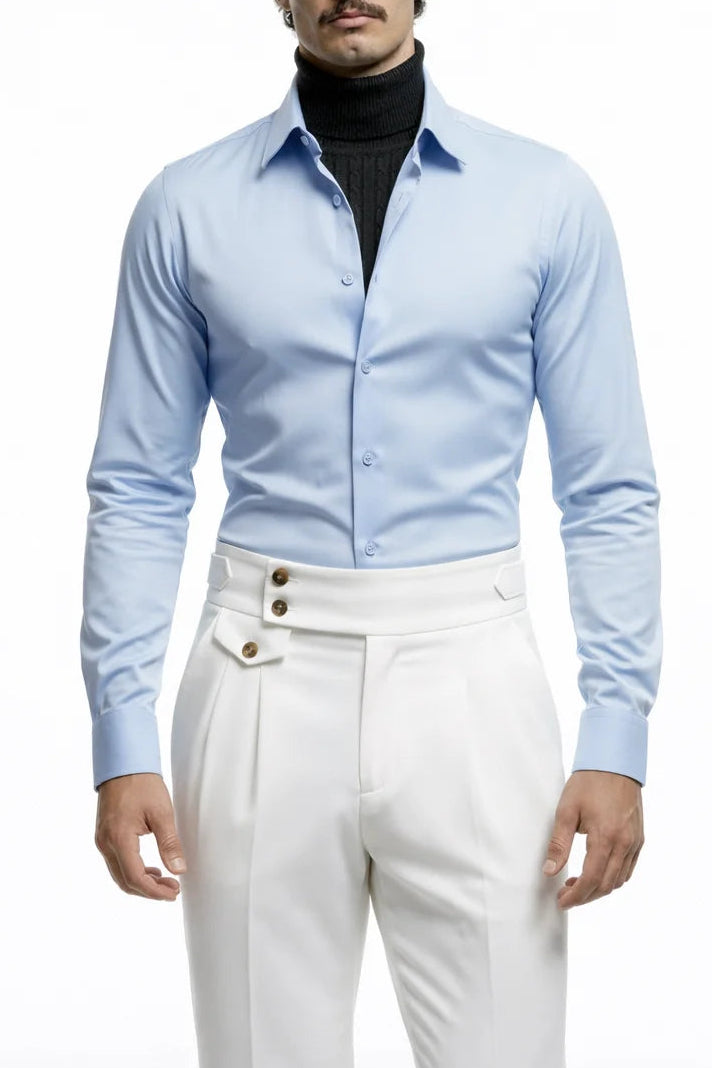 "Ariston" Classic Slim Dress Shirt