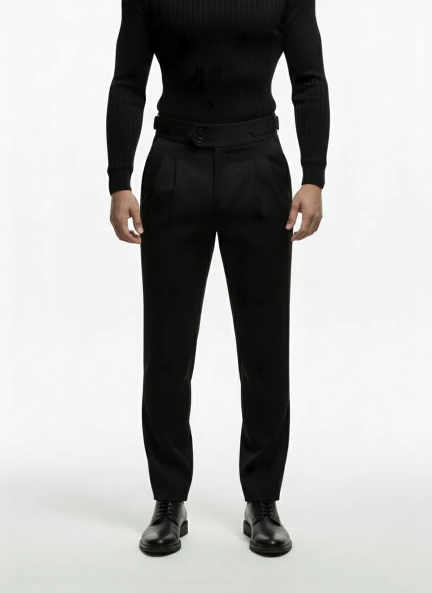 "MAYFAIR" Classic High-Waist Trousers