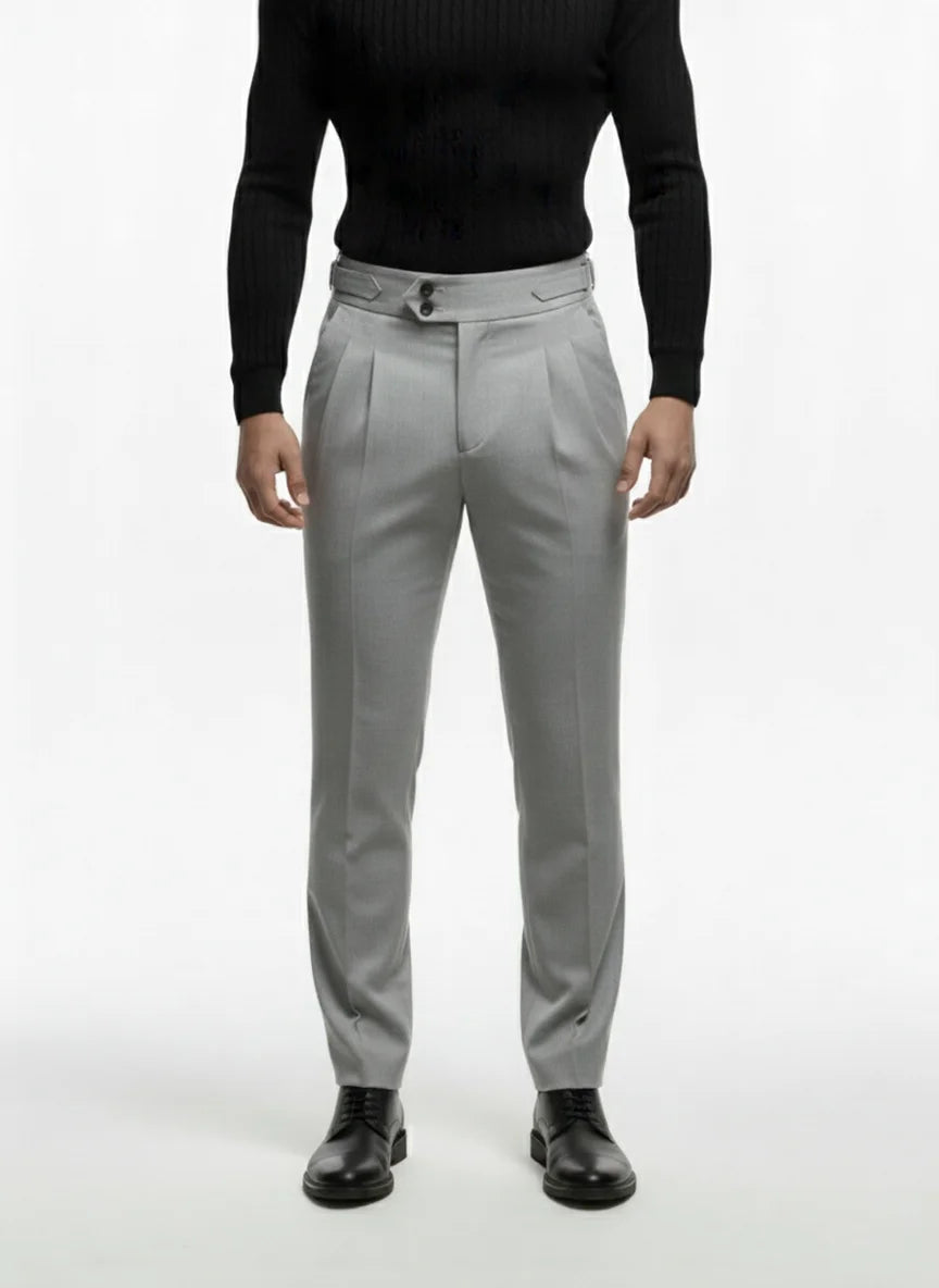 "MAYFAIR" Classic High-Waist Trousers