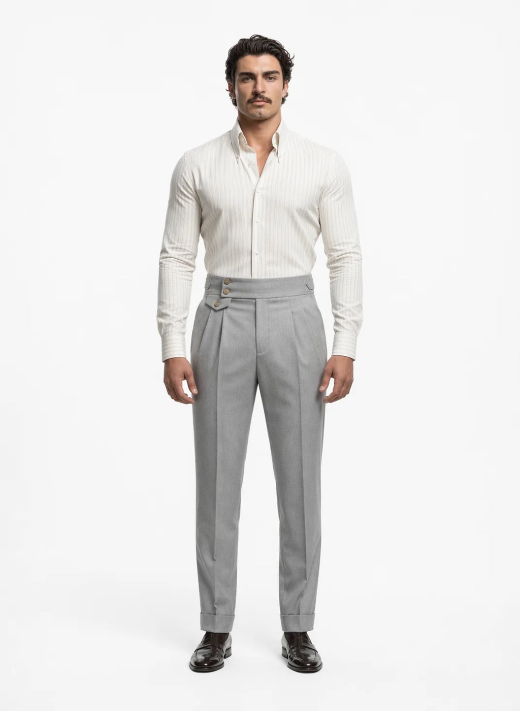 "Cavaro" Striped Slim Shirt