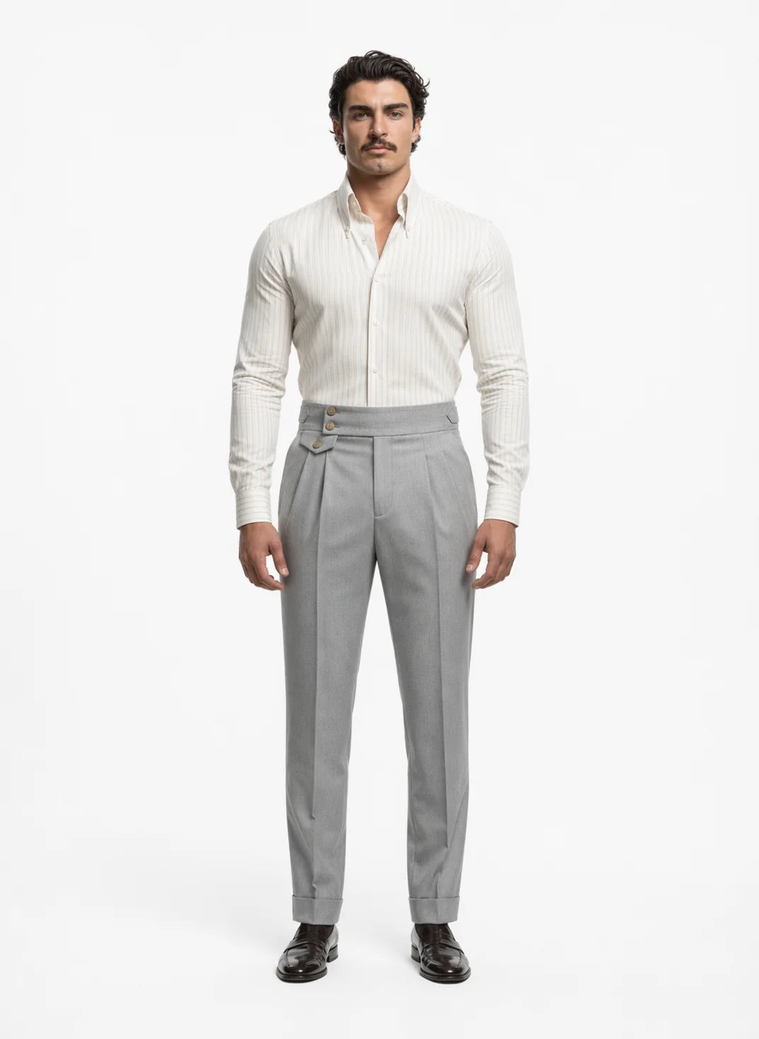 "Cavaro" Striped Slim Shirt