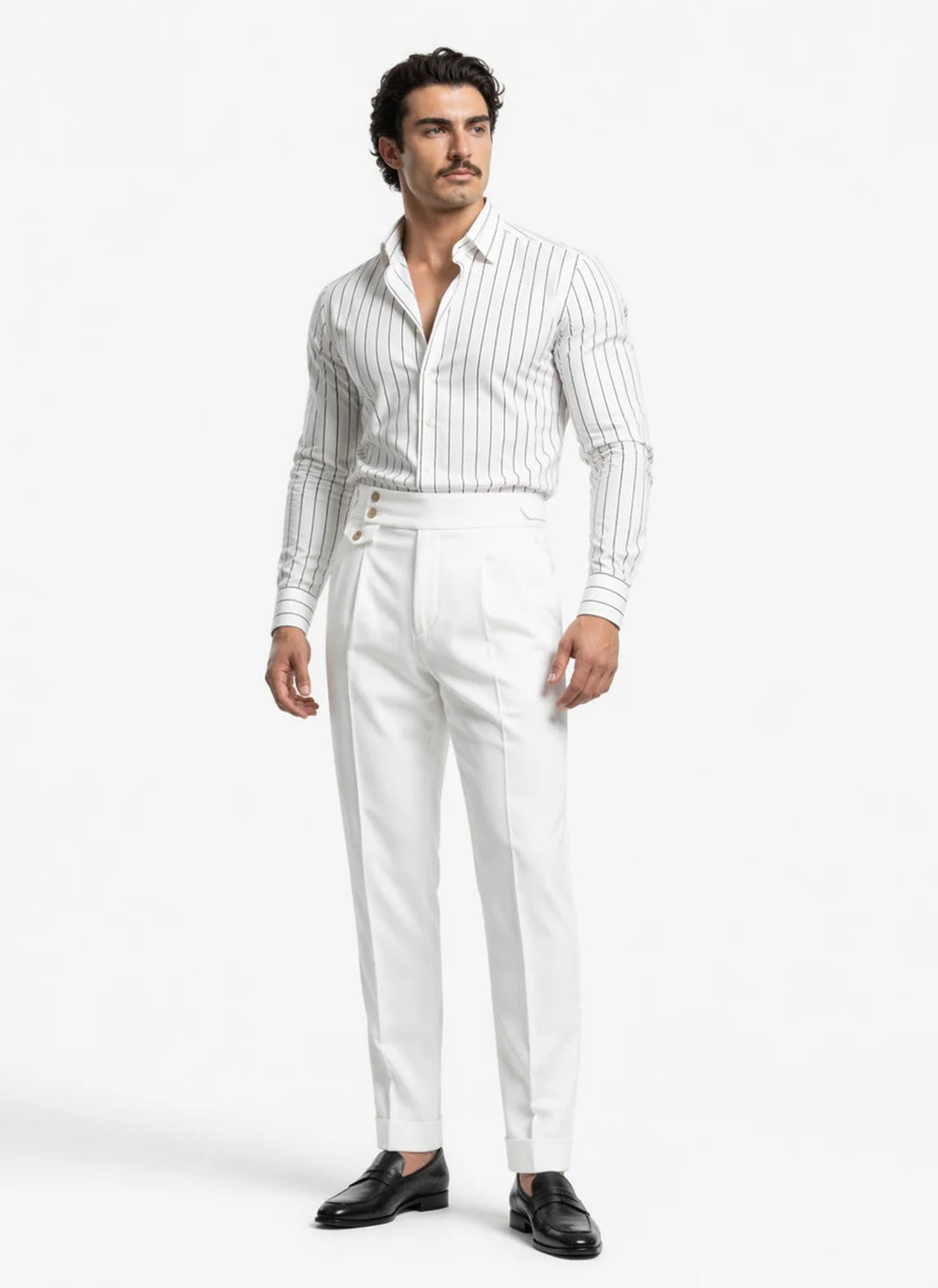 "Dacron" Striped Structured Shirt