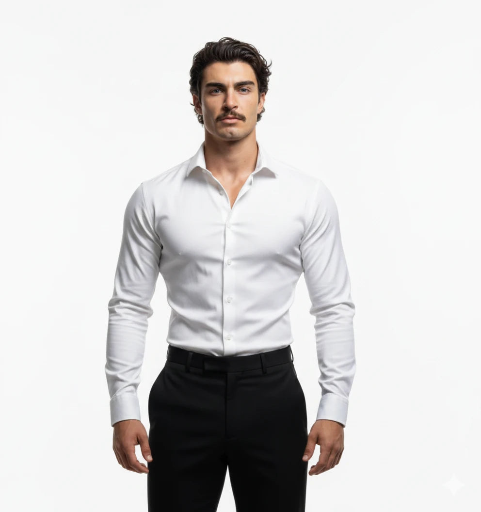 "ARISTON" CLASSIC SLIM DRESS SHIRT