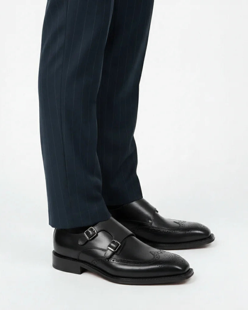 Regent Double Monk Strap – Hand-Finished Leather Dress Shoes