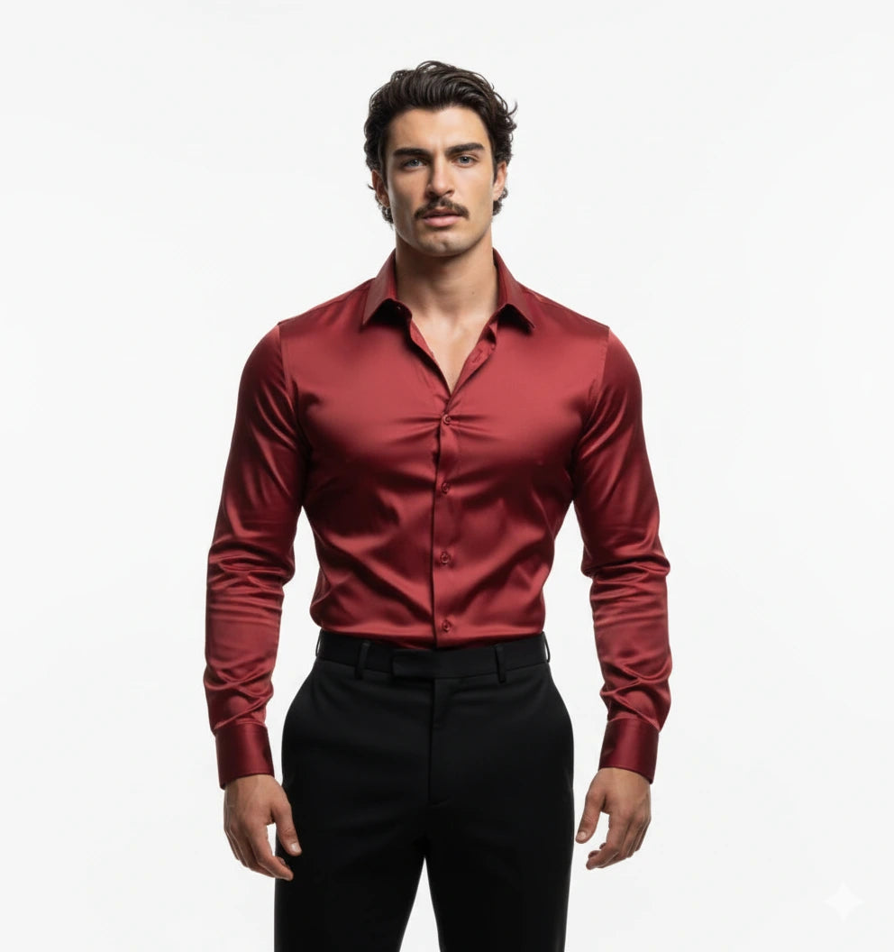 "ARISTON" CLASSIC SLIM DRESS SHIRT