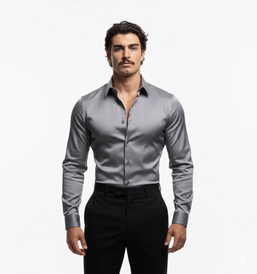 "ARISTON" CLASSIC SLIM DRESS SHIRT