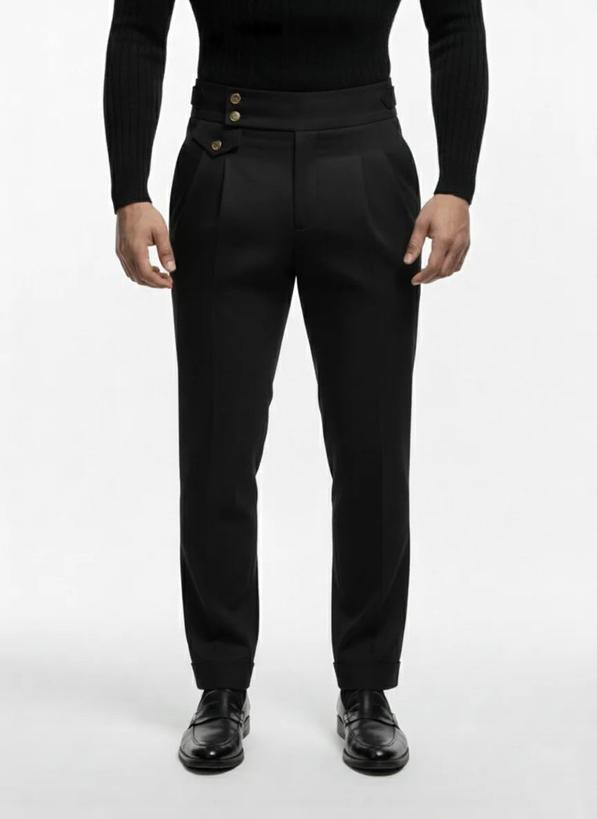 "MAYFAIR" Classic High-Waist Trousers