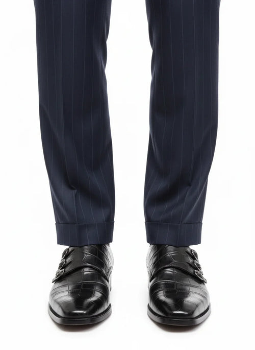 "CROCODILE" Buckled Brogue Dress Shoes