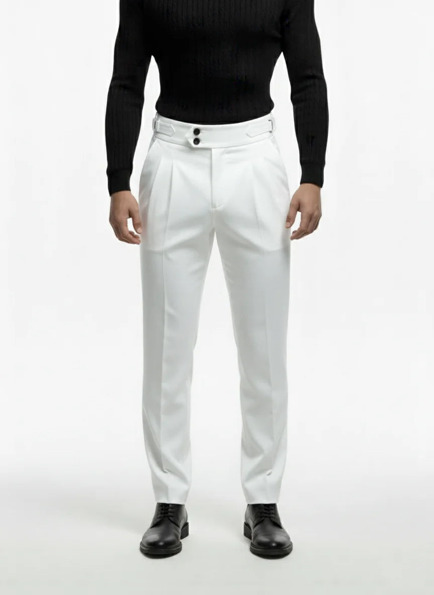 "MAYFAIR" Classic High-Waist Trousers