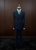 "MONTCLAIR" Double-Breasted Pinstripe Two-Piece Suit