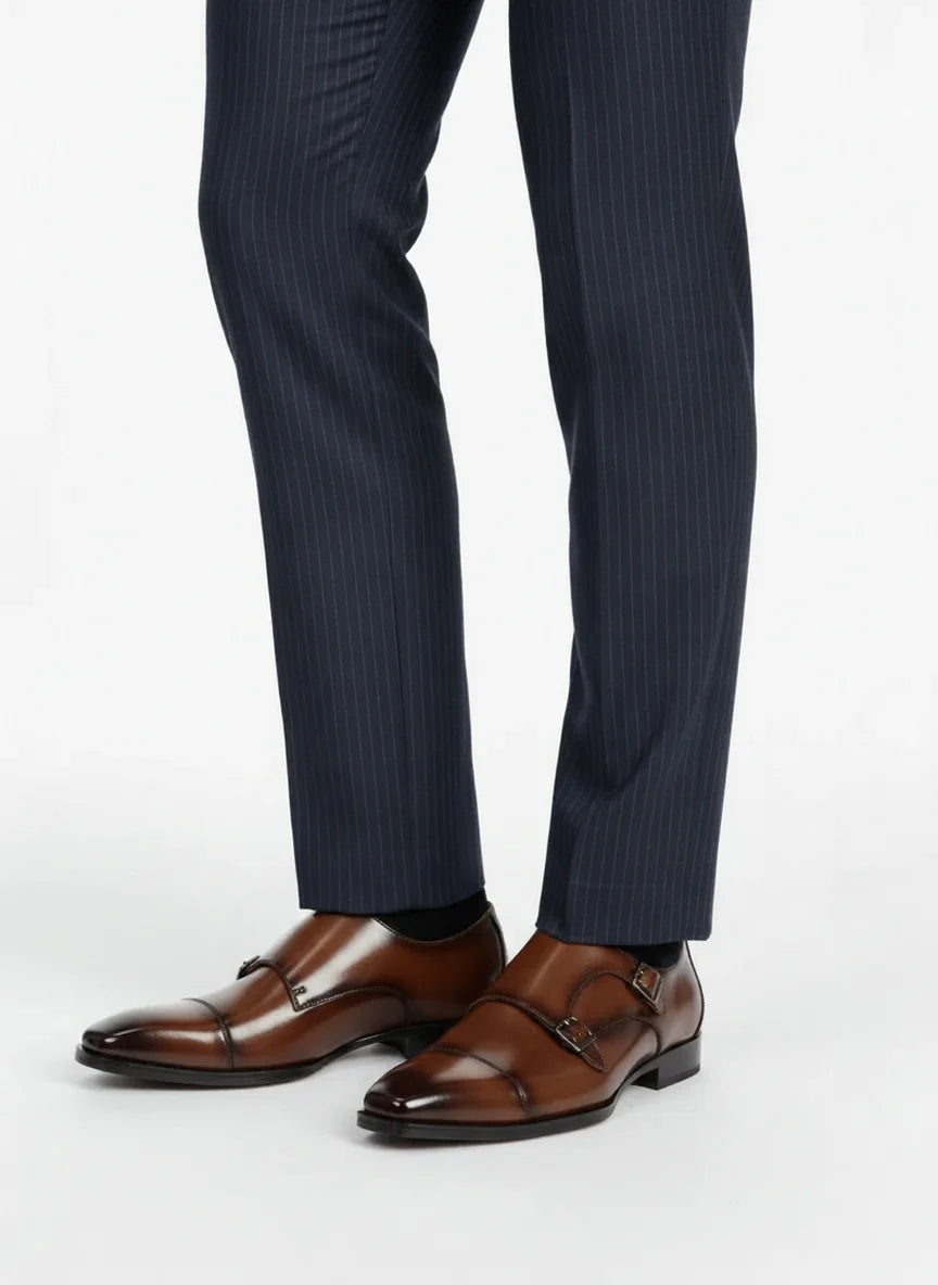 "MONARCH" Double Buckle Dress Shoes