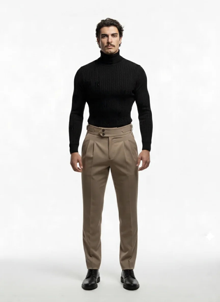 "MAYFAIR" Classic High-Waist Trousers